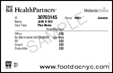 NYC Podiatry Center of Excellence, Midtown Podiatrist, Fidelis Health Insurance Plan